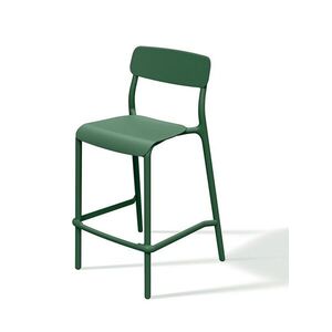 Prosperplast Zahradní vysoká barová židle Rimos 52x54, 5x107, 5 cm tmavě zelená obraz