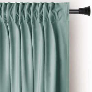 Restilo Závěs Amelia Home Velvet s multifunkční páskou mátově zelený, velikost 140x245 obraz