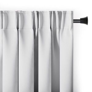 Restilo Závěs AmeliaHome Blackout s multifunkční páskou 140x245 cm bílý, velikost 140x245 obraz