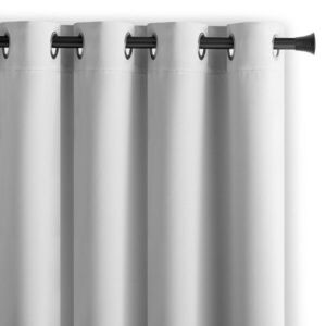 Restilo Závěs AmeliaHome Blackout s průchodkami 140x245 cm bílý, velikost 140x245 obraz