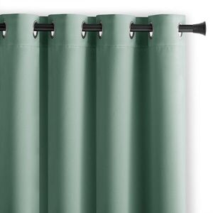 Restilo Závěs AmeliaHome Blackout s průchodkami 140x245 cm mátový, velikost 140x245 obraz