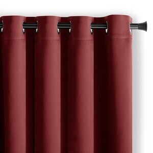 Restilo Závěs AmeliaHome Blackout s průchodkami 140x245 cm růžové víno, velikost 140x245 obraz
