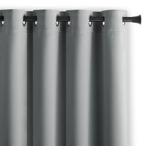 Restilo Závěs AmeliaHome Blackout s průchodkami 140x270 cm stříbrný, velikost 140x270 obraz