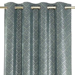 Restilo Závěs AmeliaHome CASPE s průchodkami 140x250 cm šalvějový, velikost 140x250 obraz