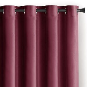 Restilo Závěs AmeliaHome Velvet s průchodkami 140x270 cm burgundy, velikost 140x270 obraz