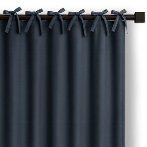 Restilo Závěs Carli s designovými poutky 140x250 cm indigo, velikost 140x250 obraz