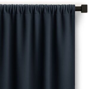 Restilo Závěs Carli s multifunkční páskou indigo, velikost 140x250 obraz
