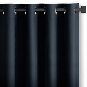 Restilo Závěs Carli s průchodkami indigo, velikost 140x250 obraz