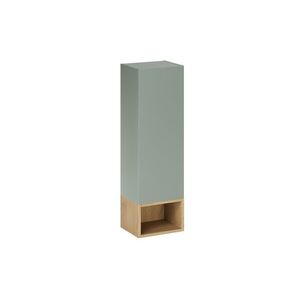 Comad Závěsná koupelnová skříňka Aster 30 cm dub cremona/zelená obraz