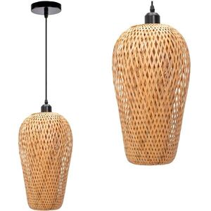 TooLight Závěsná lampa La Belle Boho VII hnědá obraz