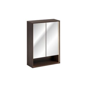 Comad Závěsná LED zrcadlová skříňka Dorothy 84-60-2D dub ristretto obraz
