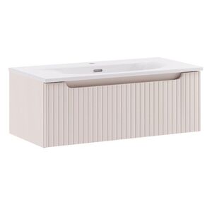 Comad Závěsná skříňka Nova Cashmere Sky se zápustným umyvadlem 80 cm kašmírová obraz