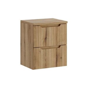 Comad Závěsná skříňka pod umyvadlo Nova s deskou 50 cm dub coast evoke obraz