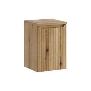 Comad Závěsná skříňka pod umyvadlo Nova s deskou a košem na prádlo 40 cm dub coast evoke obraz