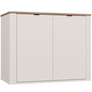 TP Living Závěsná skříňka pod umyvadlo s deskou Cordoba 80 cm kašmír/dub Castello obraz