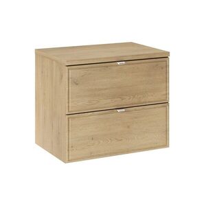 Comad Závěsná skříňka pod umyvadlo Terra s deskou 60 cm dub cremona obraz