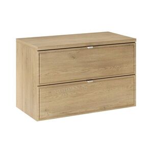 Comad Závěsná skříňka pod umyvadlo Terra s deskou 80 cm dub cremona obraz