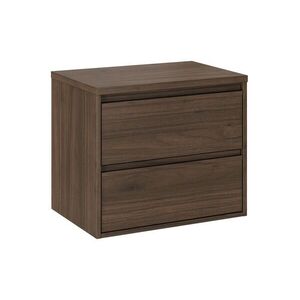 Comad Závěsná skříňka pod umyvadlo Villa s deskou 60 cm ořech obraz