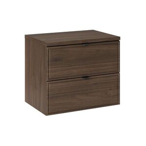 Comad Závěsná skříňka pod umyvadlo Villa s deskou 60 cm ořech II obraz