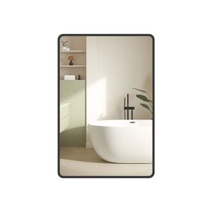 SONGMICS Závěsné zrcadlo Monjra 61x91 cm černé obraz