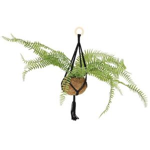Esschert Design Závěsný držák na květináč Lawrence 58 cm béžový obraz