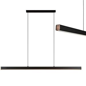 TooLight Závěsný LED lustr APP1448-CP 100 cm černý/neutrální bílá obraz