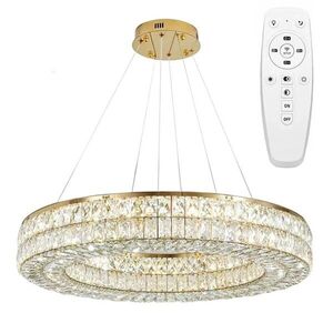 TooLight Závěsný LED lustr APP1568-CP zlatý obraz
