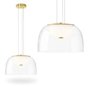 TooLight Závěsný LED lustr APP1690-1PC B čirý/neutrální bílá obraz