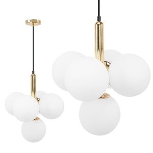 TooLight Závěsný lustr APP1574-5CP zlatý obraz