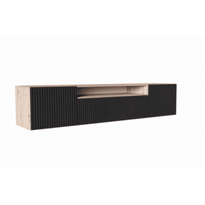 ADRK Závěsný TV stolek NEMIO 200 cm černý/artisan obraz