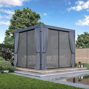 Set závěsů a moskytiér pro pergolu ECO 3x3 Rojaplast obraz