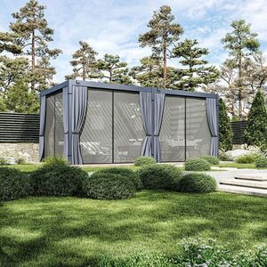Set závěsů a moskytiér pro pergolu ECO 6x3 Rojaplast obraz