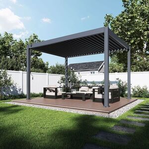 Bioklimatická pergola ECO 4x3 m Rojaplast obraz