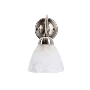 Kinkiet ścienny CAVALLO srebrny 1x60W E27 elegancka lampa klasyczna do sypialni salonu korytarza przedpokoju gabinetu obraz