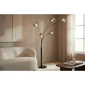 Stojací lampa ZAFIRA Dekorhome obraz