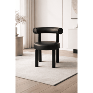 Leith LET77BLK-L Tapetovaná stolička obraz
