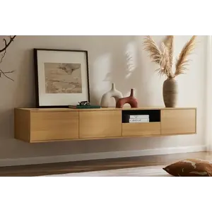 Závěsný TV stolek LADON Dekorhome obraz