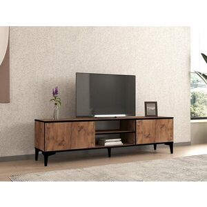 TV stolek Begi - Atlantic Pine, Black obraz