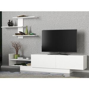 TV stěna / Sestava pod TV Egemen - White obraz