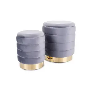 Puf Britta Velvet (Sestava) obraz