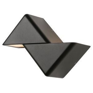 Zahradní lampa Dracaena, fasáda, šikmá, 29x20cm, černá, 2x9W LED, IP65 obraz