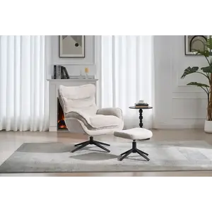 Otočné relaxační křeslo FORSETI Dekorhome obraz