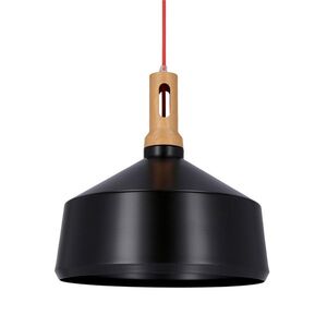 Závěsná lampa Robinson 36 1X60W E27 černo-černá obraz