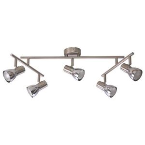 Stropní svítidlo Libra 5X40W E14 R50 matný nikl obraz
