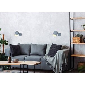Nástěnná lampa 1X40W E27 matně šedá AZURO obraz