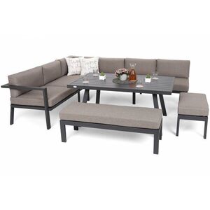 Zahradní sedací souprava 5 ks GH5623 šedá / taupe obraz