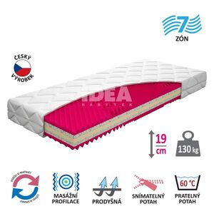 Matrace s potahem IDEA ORTHOPEDIC LUX 90x200x19 obraz