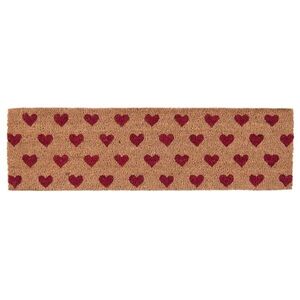 Kokosová rohožka Hearts - 75*22*2 cm MC129 obraz