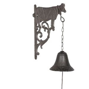 Litinový zvonek s krávou Cow - 10*19*25 cm 6Y3000 obraz