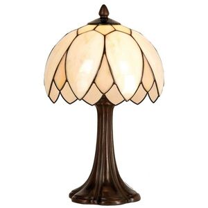 Stolní lampa Tiffany Pivoine - Ø 25*42 cm 1x E14 / max 60w 5LL-5135 obraz